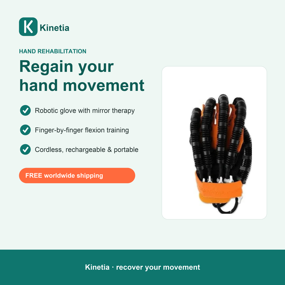 Kinetia Hand Rehabilitation Robotic Glove — Stroke & Hand Recovery