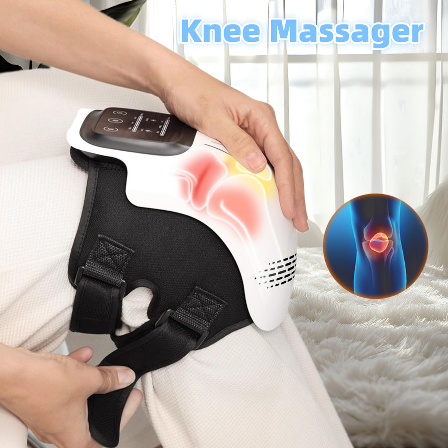 Kinetia Heated Knee Massager — Warmth + Vibration for Joint Comfort